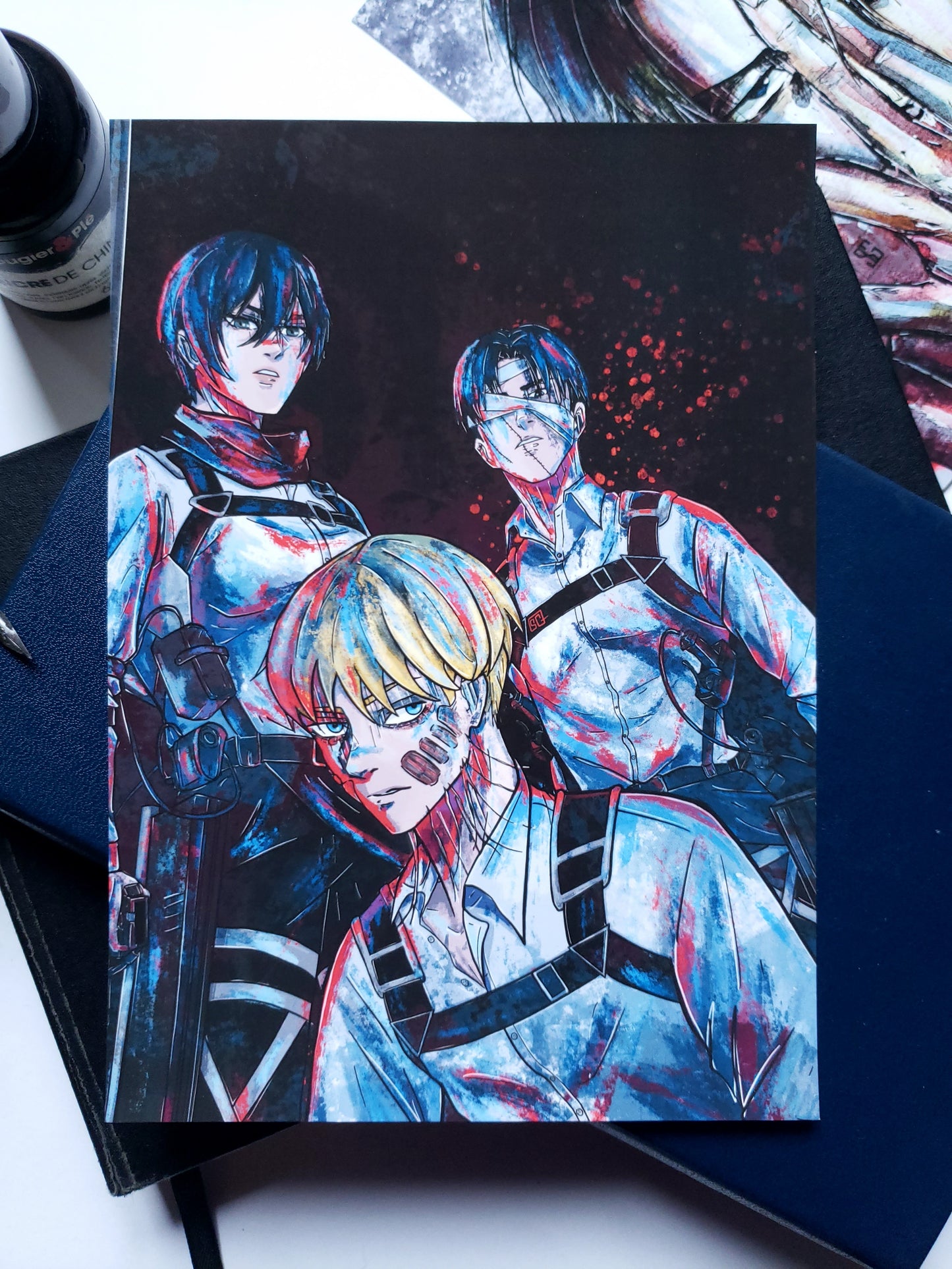 PRINT TRIO SNK [LEVI, MIKASA & ARMIN]