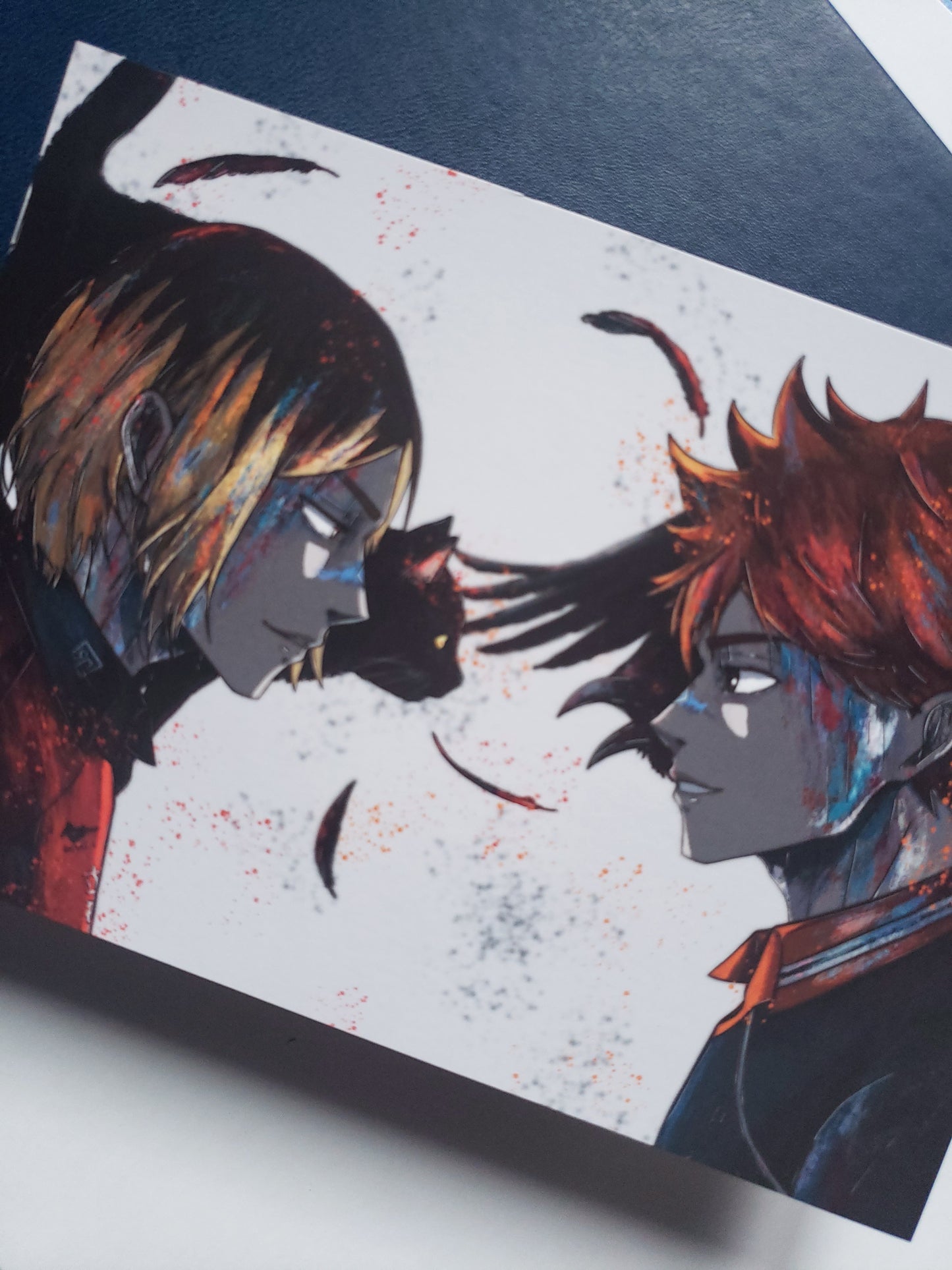 KENMA VS HINATA PRINT 