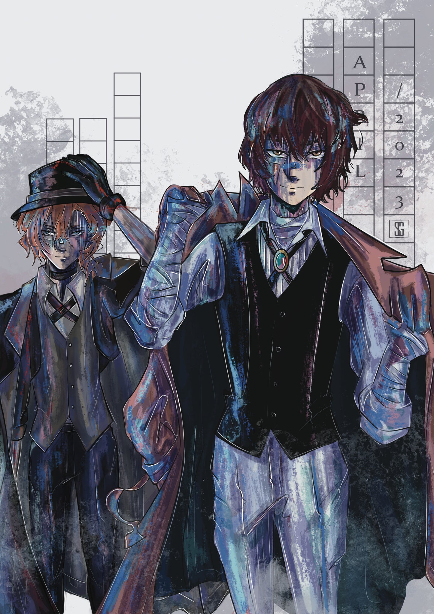 PRINT CHUUYA X DAZAI